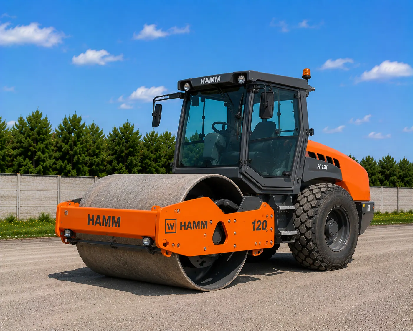 Дорожный каток Hamm 12 тонн в аренду